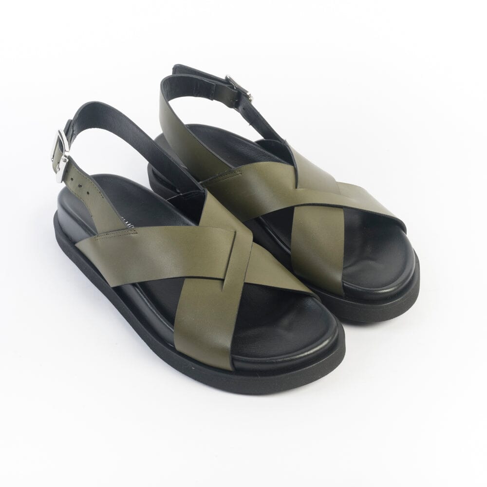 GUGLIELMO ROTTA - Sandali bassi - Thalias - 5578 - Kaki Scarpe Donna GUGLIELMO ROTTA