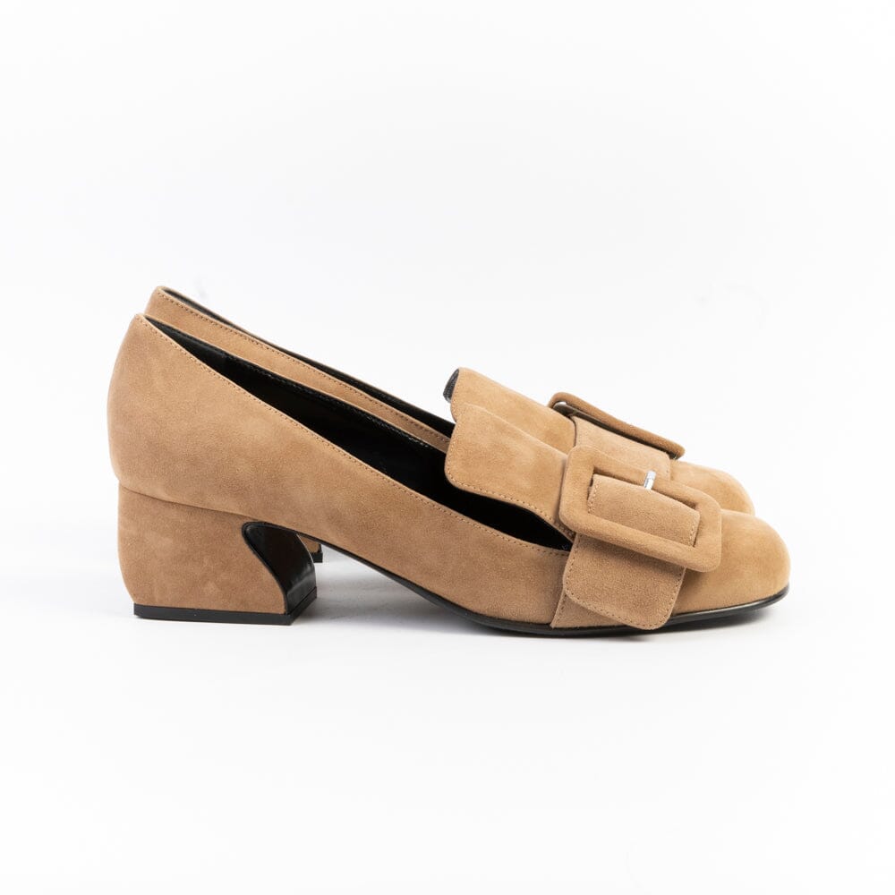 SI ROSSI - Decollété Mocassino - B10250 - Camoscio Mou Scarpe Donna SI ROSSI
