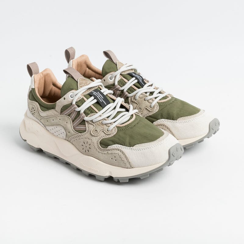 FLOWER MOUNTAIN - Sneakers Yamano 3- 1N48 Verde militare Scarpe Uomo FLOWER MOUNTAIN
