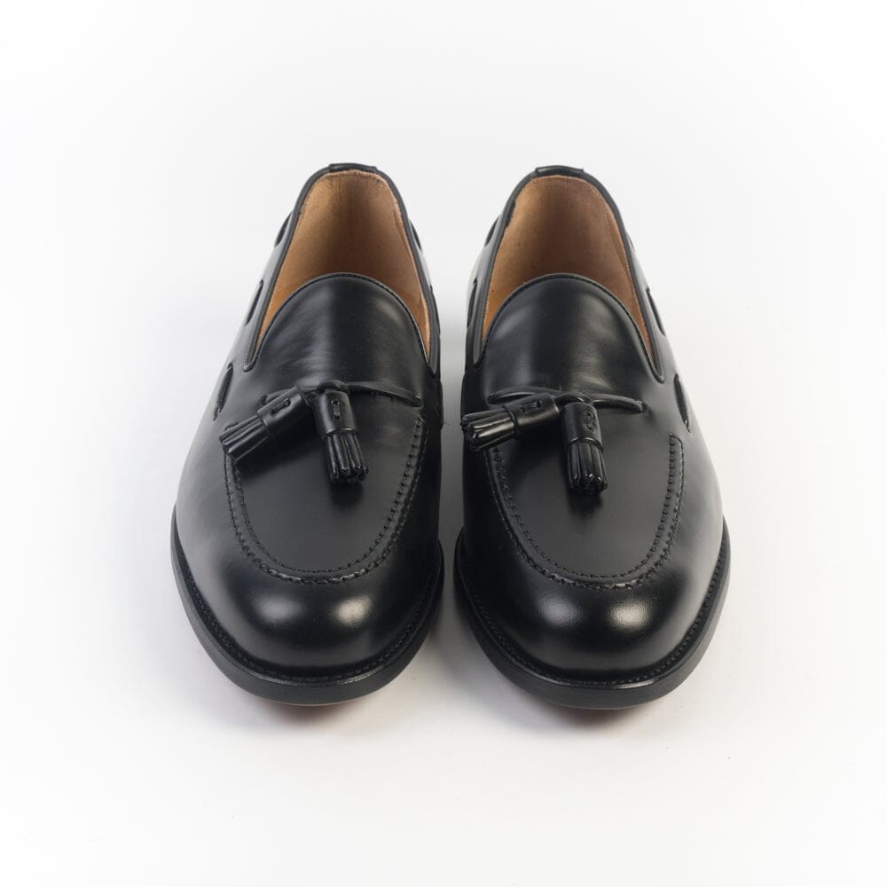BERWICK 1707 - 8491 - Mocassino Nappine Fondo Cuoio - Nero Sfoderato Scarpe Uomo Berwick 1707