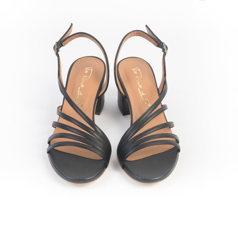 VIA ROMA 15 - Sandali con tacco - 4403 - Nero Scarpe Donna Via Roma 15