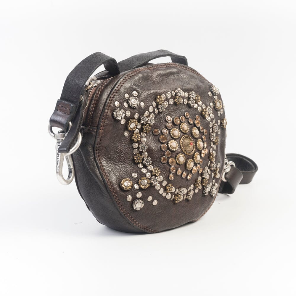 CAMPOMAGGI - Borsa a Tracolla - Orchidea - Testa di Moro Borse Campomaggi