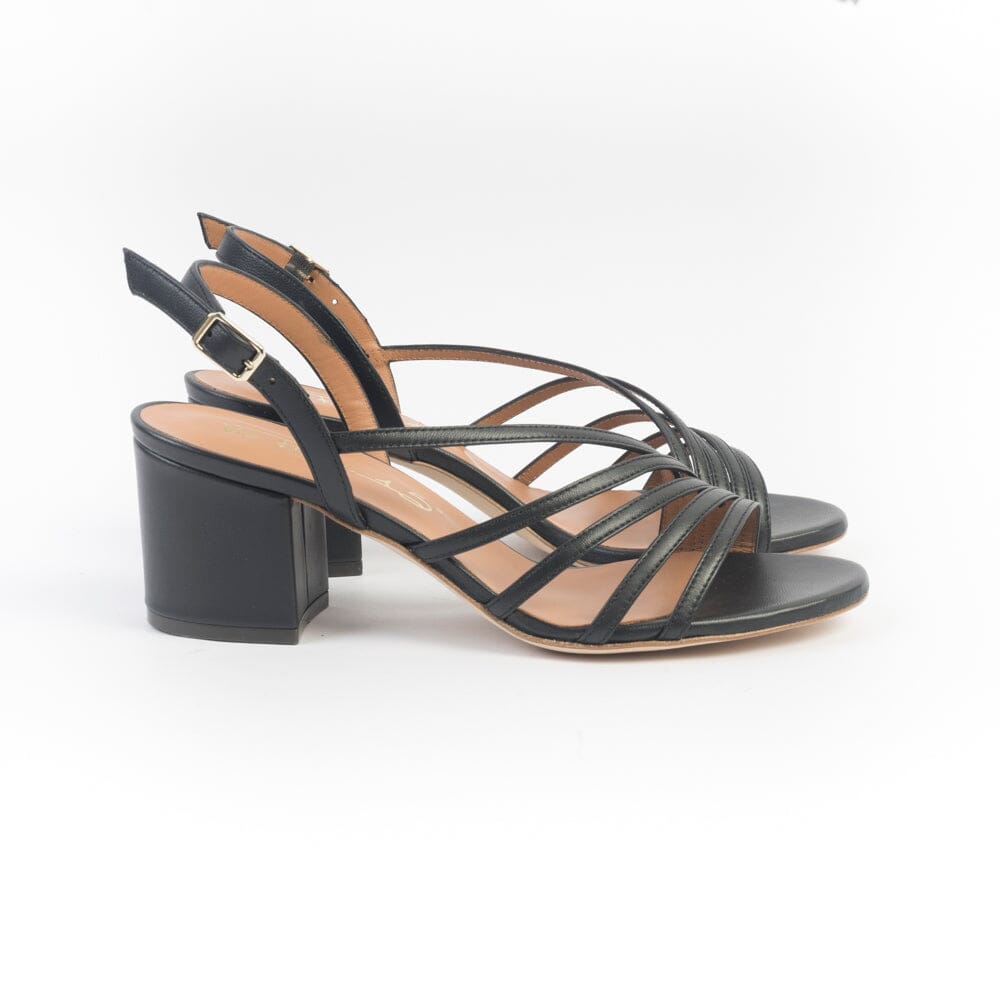 VIA ROMA 15 - Sandali con tacco - 4403 - Nero Scarpe Donna Via Roma 15
