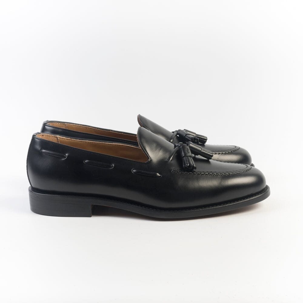 BERWICK 1707 - 8491 - Mocassino Nappine Fondo Cuoio - Nero Sfoderato Scarpe Uomo Berwick 1707