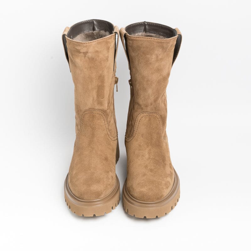 GUGLIELMO ROTTA - Stivaletto - Wien - Velour Nocciola