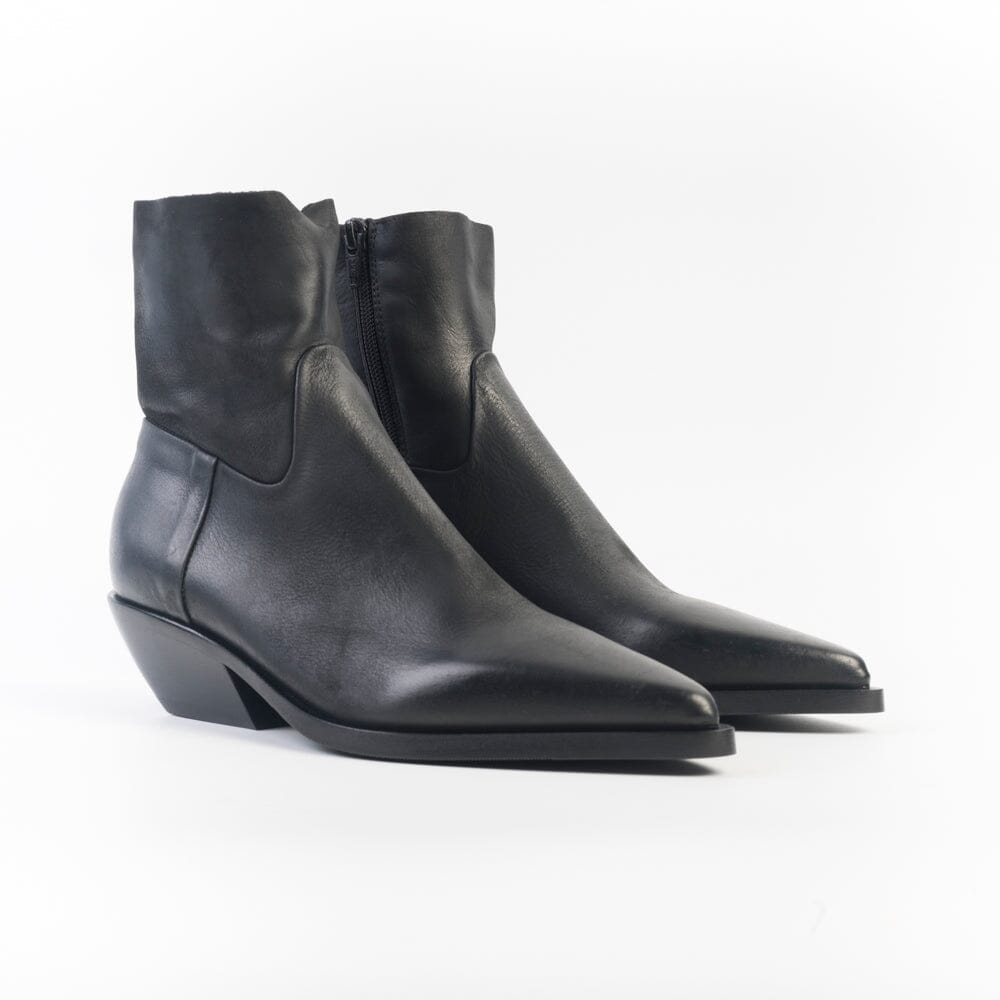 ELENA IACHI - Stivaletto Texano E4519 - Boston Nero Scarpe Donna Elena Iachi