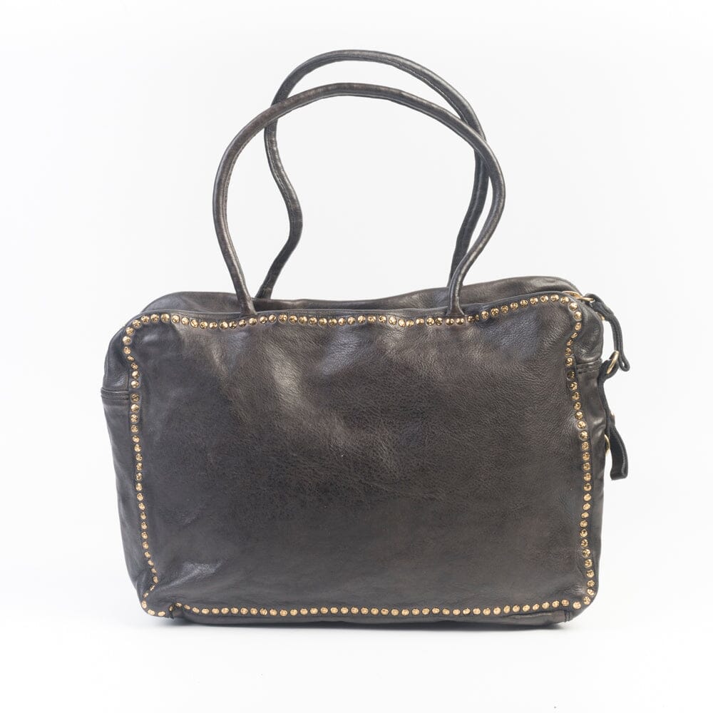 CAMPOMAGGI - Borsa a Tracolla - Simona L - Grigio Antracite Borse Campomaggi