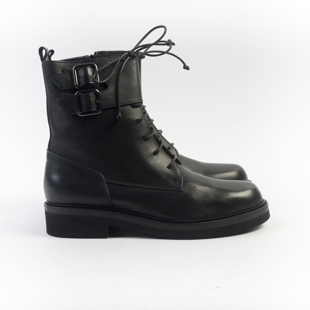 CappellettoShop - Anfibio 3262 - Foulard Nero Scarpe Donna CAPPELLETTO 1948