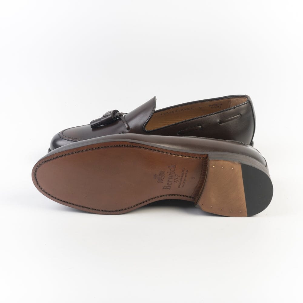 BERWICK 1707 - 8491 - Mocassino Nappine Fondo Cuoio - Nomera Testa Sfoderato Scarpe Uomo Berwick 1707
