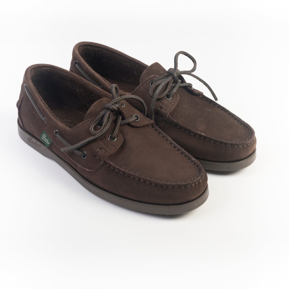 PARABOOT - BARTH MARINE - Scarpa da Barca - 780571 - Nabuck marrone Scarpe Uomo Paraboot