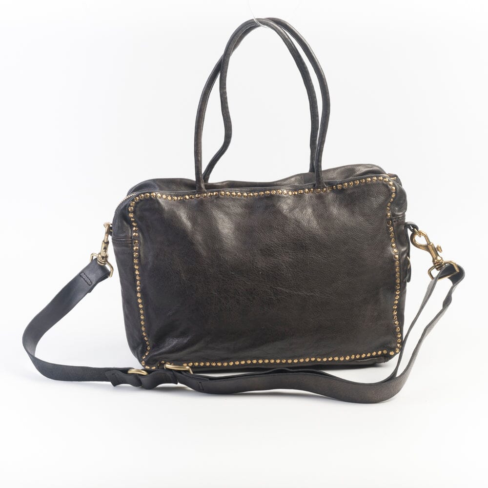 CAMPOMAGGI - Borsa a Tracolla - Simona L - Grigio Antracite Borse Campomaggi