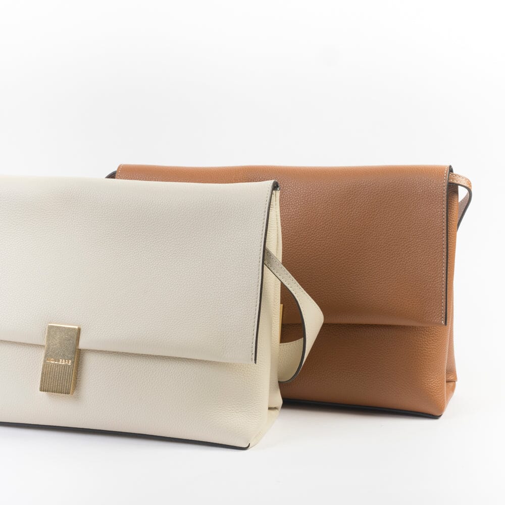 MOULIEBRE - Borsa a spalla - Olivia - Cream Bottalato Borse MOULIEBRE