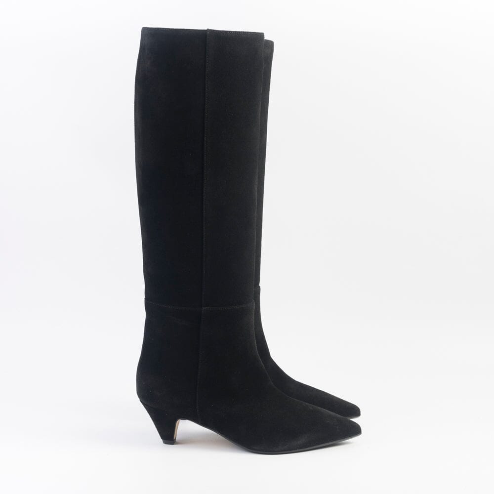 ANNA F - Stivali - 9828 - Velour Nero Scarpe Donna Anna F.