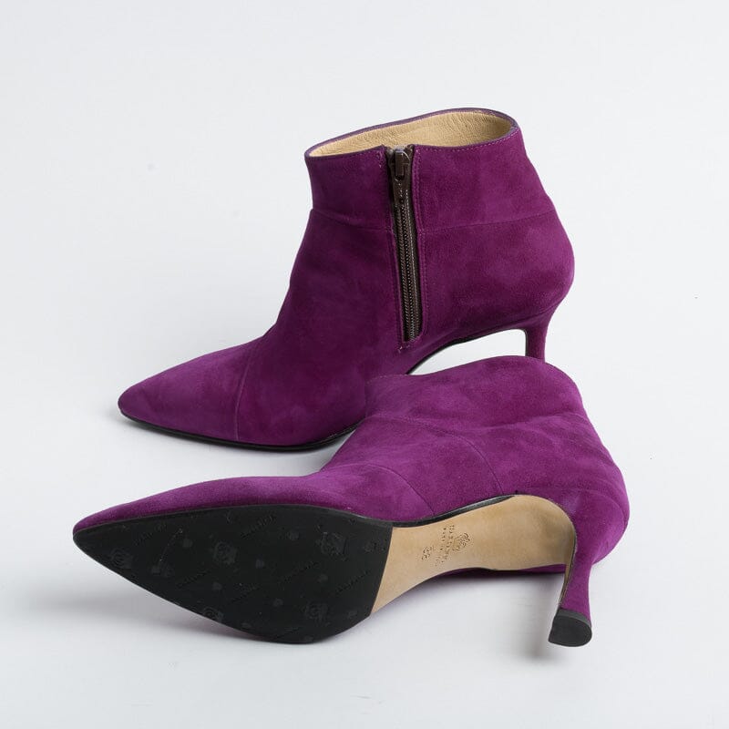 L' ARIANNA - Stivaletto - TR1672/RT - Camoscio Viola Scarpe Donna L'Arianna