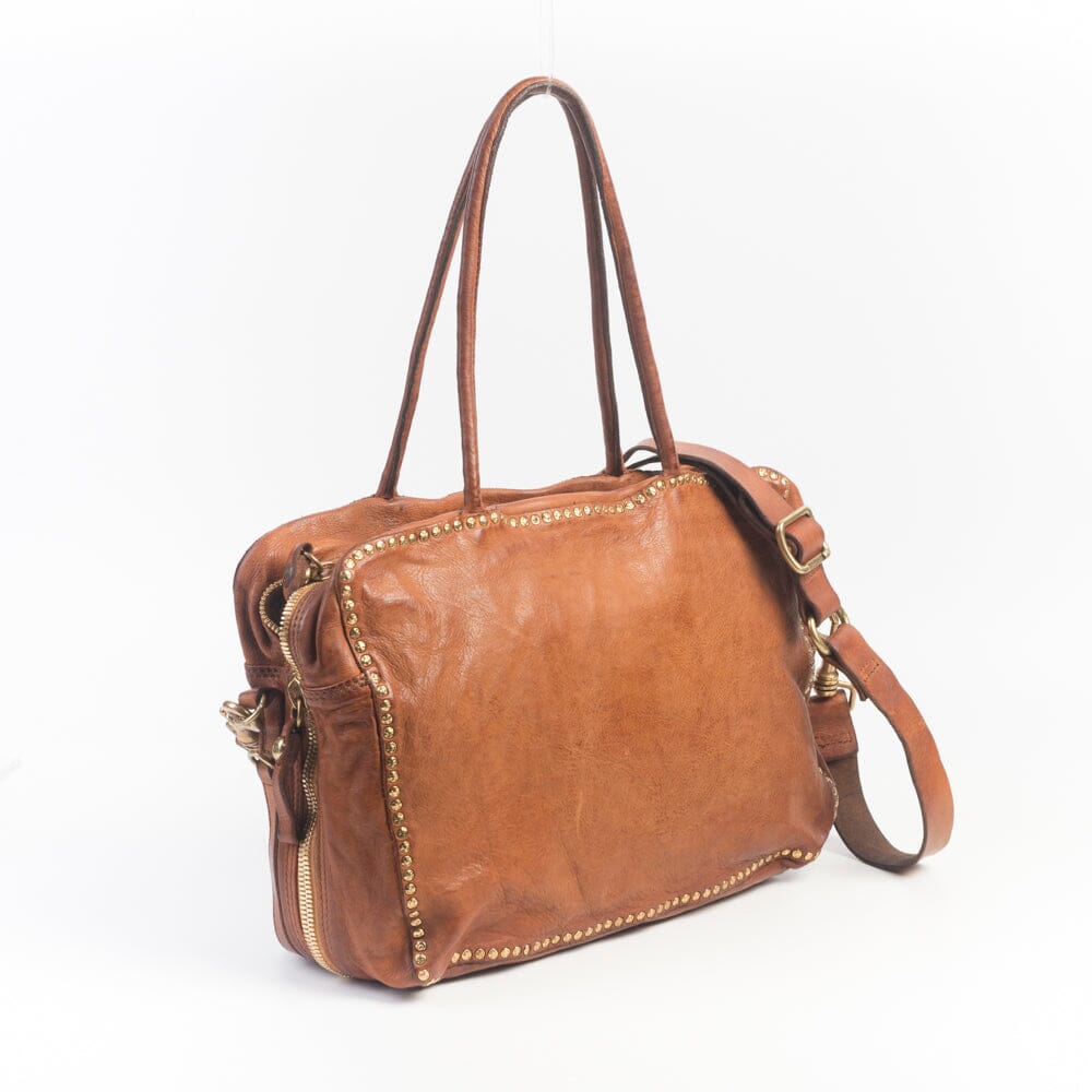 CAMPOMAGGI - Borsa a Tracolla - Simona - Cognac Borse Campomaggi