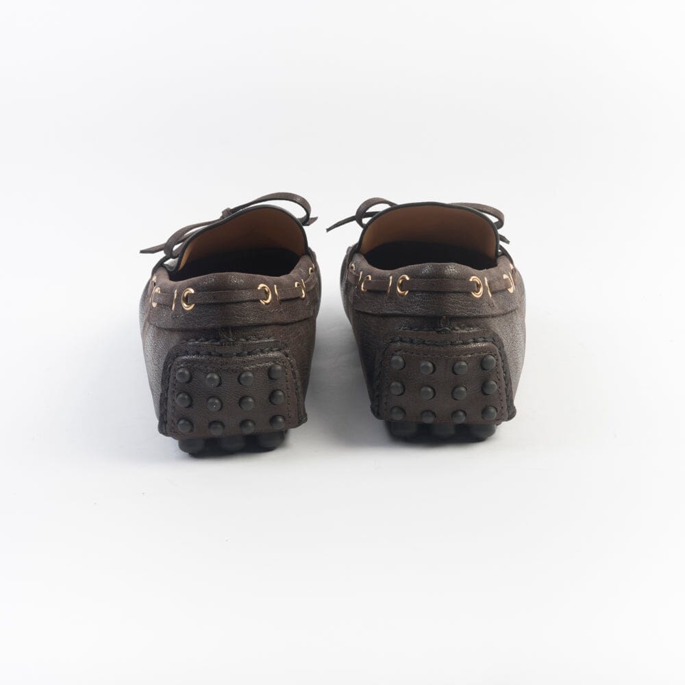 CAR SHOE - Mocassino - KUD 006 - Capra Ebano Scarpe Uomo CAR SHOE - Collezione Uomo