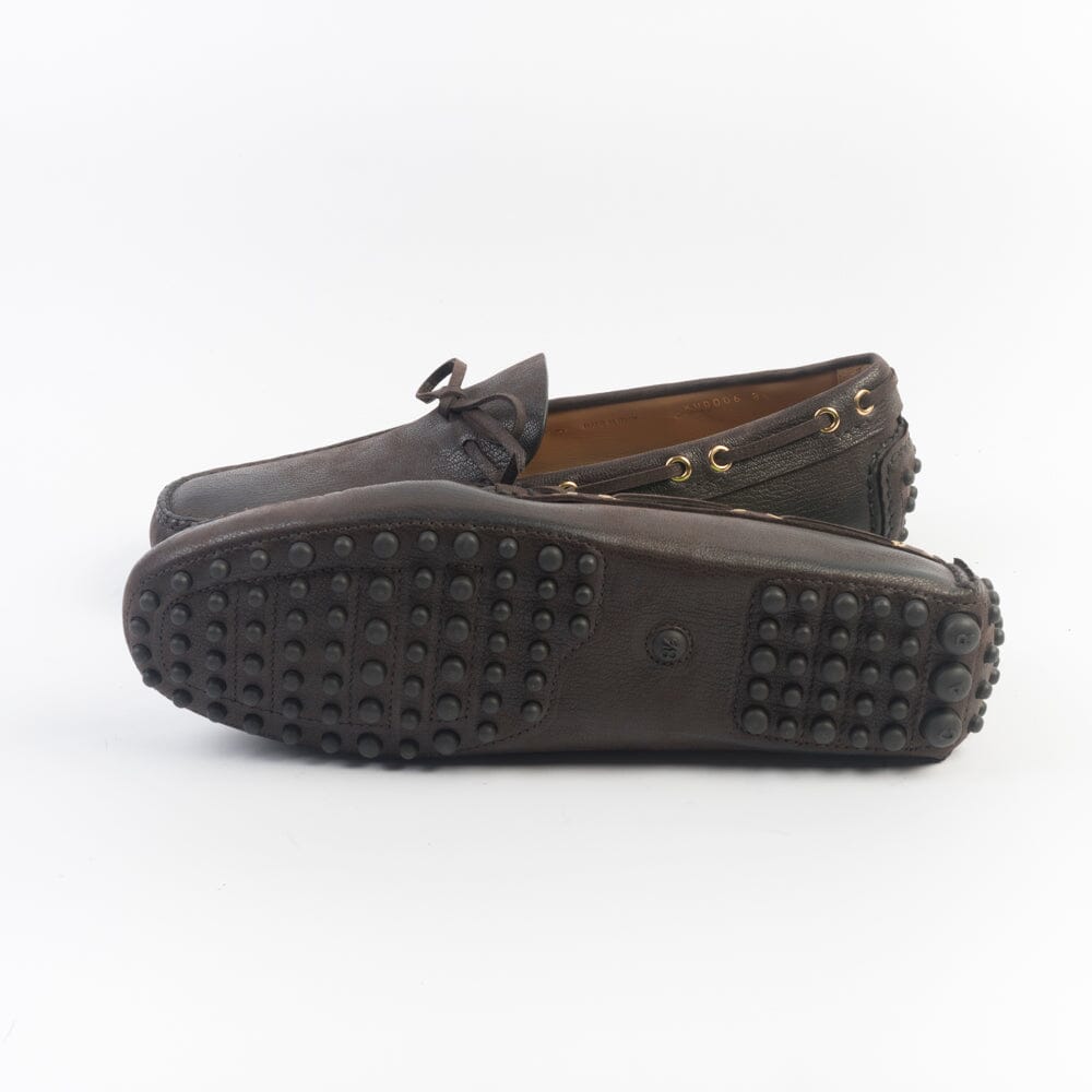 CAR SHOE - Mocassino - KUD 006 - Capra Ebano Scarpe Uomo CAR SHOE - Collezione Uomo