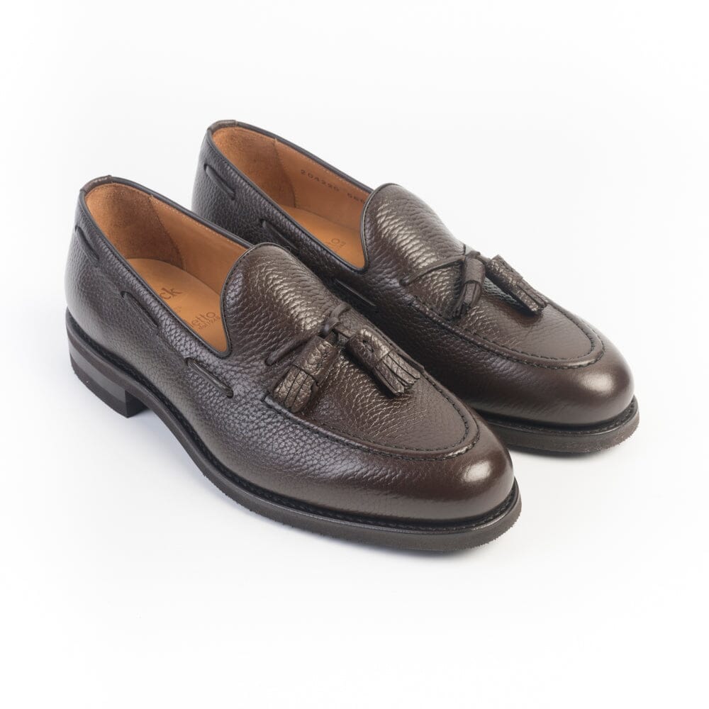 BERWICK 1707 - 5668 - Mocassino Nappine - Loan Testa di Moro pelle martellata Scarpe Uomo Berwick 1707