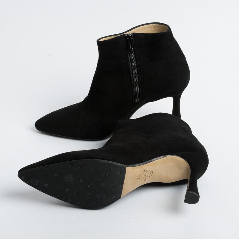 L' ARIANNA - Stivaletto - TR1672/RT - Camoscio Nero Scarpe Donna L'Arianna