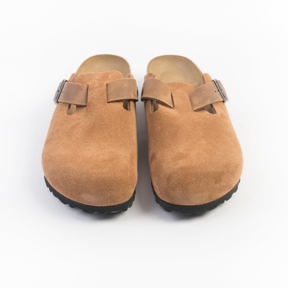 BIRKENSTOCK - Sleepers Uomo - 1029220 - BOSTON - Cognac Scarpe Uomo BIRKENSTOCK