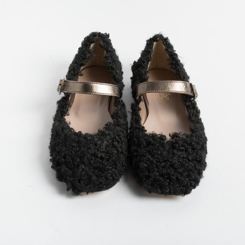 CHEVILLE - Ballerina - Nelda NA - Ricciolo Nero Scarpe Donna CHEVILLE