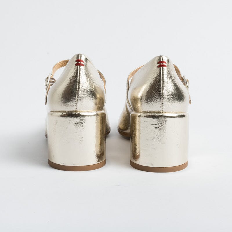 HALMANERA - Décolleté - Mary Jane - BART 02- Metal Platino Scarpe Donna HALMANERA