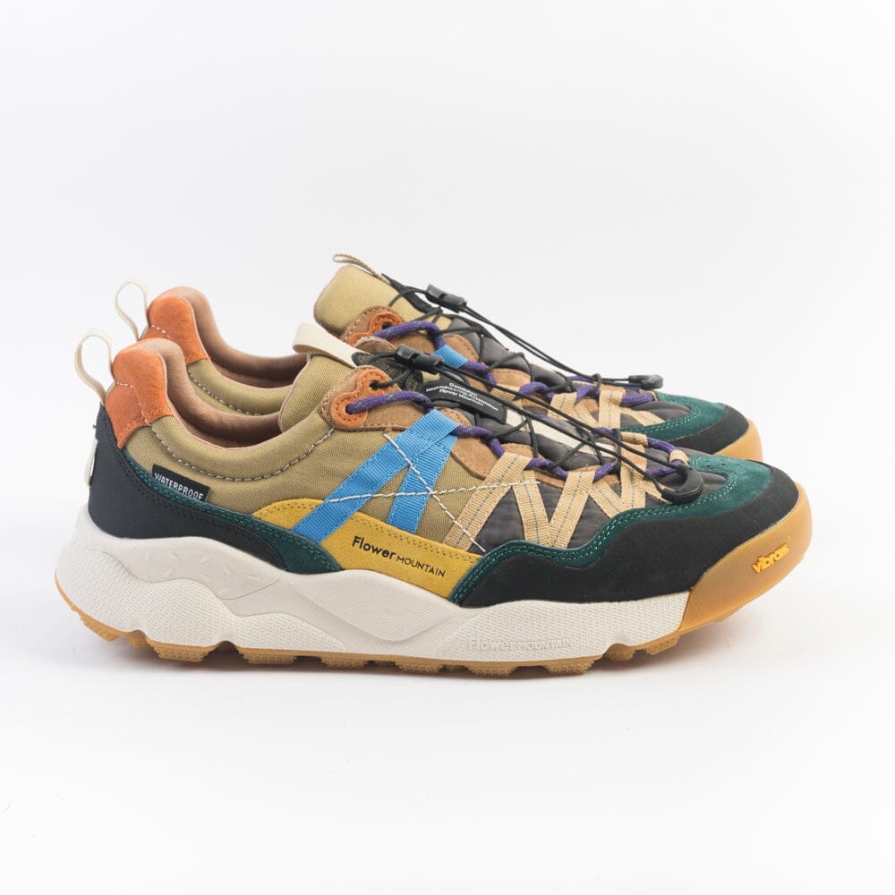 FLOWER MOUNTAIN - Sneakers IWANO 4D39 B - Marrone Scarpe Uomo FLOWER MOUNTAIN