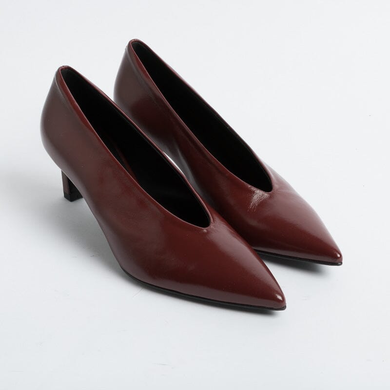HALMANERA - Décolleté - VALE 01 - Glaze Mogano Scarpe Donna HALMANERA