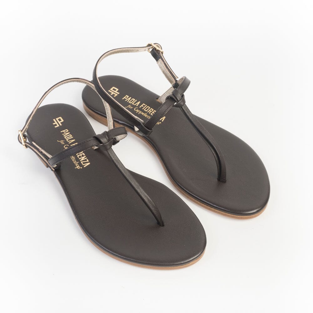 PAOLA FIORENZA - Sandali Bassi - Nodino - Testa di Moro Scarpe Donna PAOLA FIORENZA