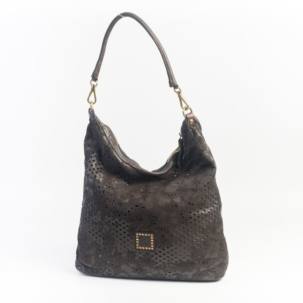 CAMPOMAGGI - Borsa a Spalla - Tecla - Testa di Moro Borse Campomaggi