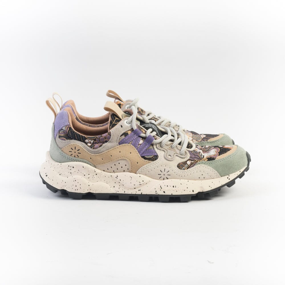 FLOWER MOUNTAIN - Sneakers Yamano - 2018553 - Verde Viola Grigio Scarpe Donna FLOWER MOUNTAIN