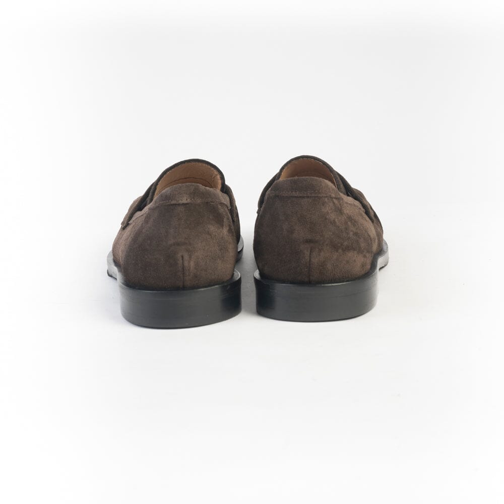 CAPPELLETTOSHOP - Mocassino - F7400 - Camoscio Ebano Scarpe Donna CappellettoShop