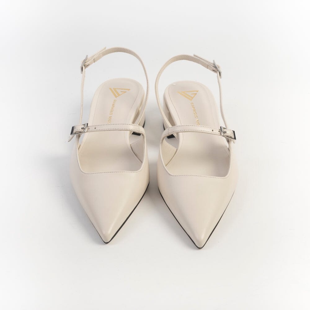 GIAMPAOLO VIOZZI - Sling Back - JA231 - Nappa Burro Scarpe Donna GIAMPAOLO VIOZZI - Collezione Donna