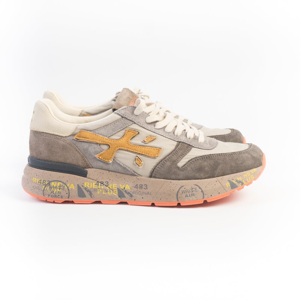 PREMIATA - Sneakers - 7866 - Mick - Beige Giallo Scarpe Uomo Premiata - Collezione Uomo
