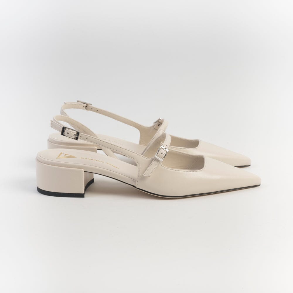 GIAMPAOLO VIOZZI - Sling Back - JA231 - Nappa Burro Scarpe Donna GIAMPAOLO VIOZZI - Collezione Donna
