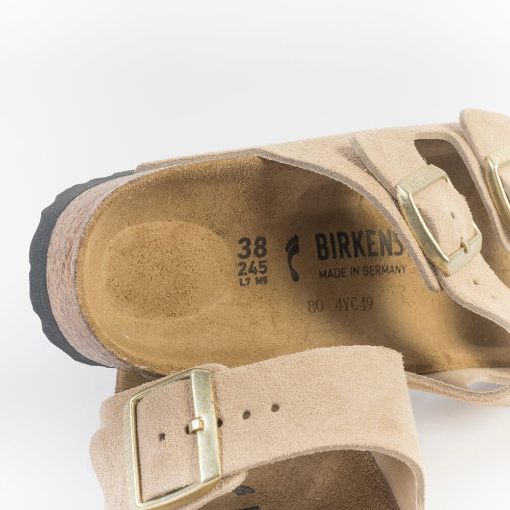 BIRKENSTOCK - Sandali bassi 1029260 - Arizona Camoscio Sandcastle Scarpe Donna BIRKENSTOCK