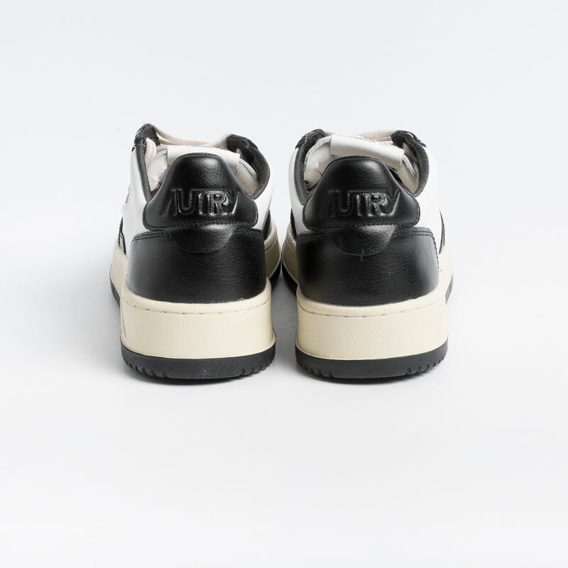 AUTRY Sneakers AULM WB01 - LOW MAN ALL LEAT - Bianco Nero Scarpe Uomo AUTRY - Collezione uomo 