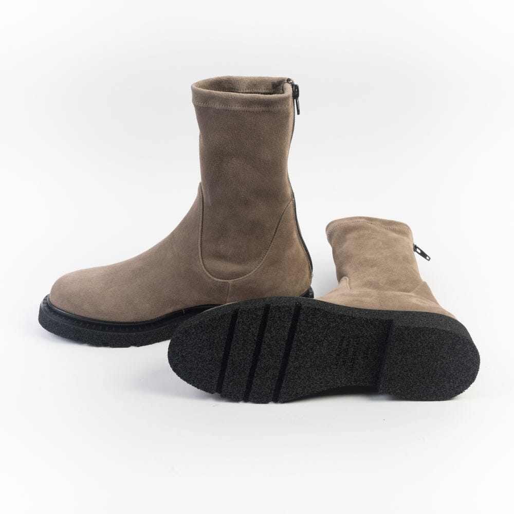 GUGLIELMO ROTTA - Stivaletto - Crisalyn - Camoscio Taupe Scarpe Donna GUGLIELMO ROTTA