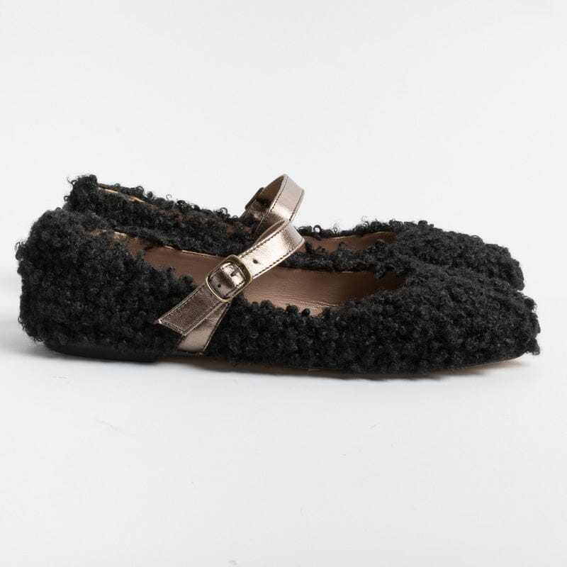 CHEVILLE - Ballerina - Nelda NA - Ricciolo Nero Scarpe Donna CHEVILLE