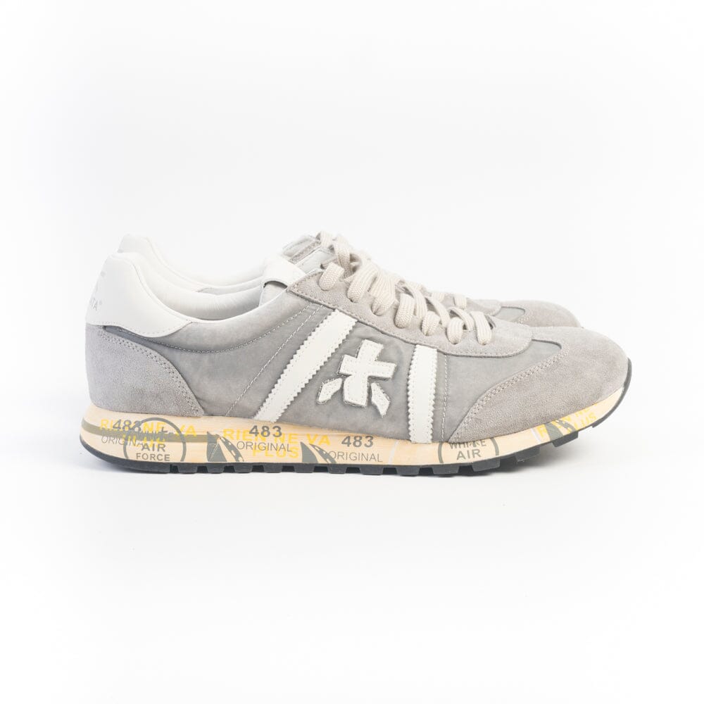 PREMIATA - Sneakers - LUCY - 8187 - Grigio Bianco Verde Scarpe Uomo Premiata - Collezione Uomo