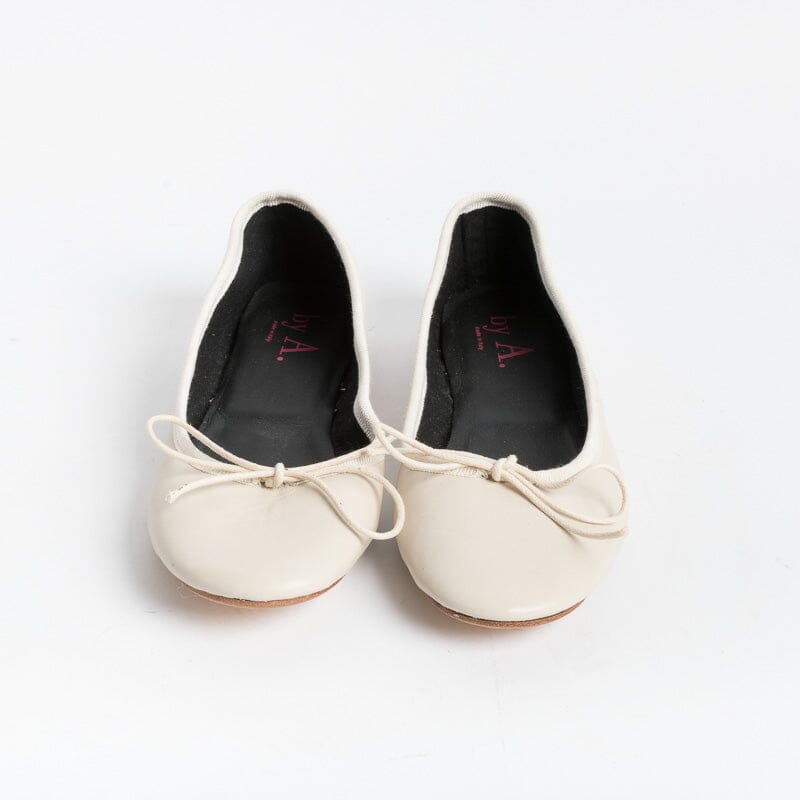 BY A - Ballerina - 4111 - Nappa Gesso Scarpe Donna BY A
