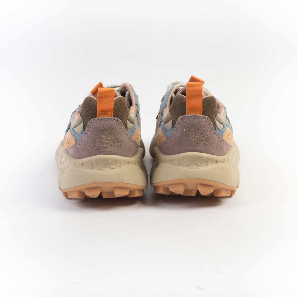 FLOWER MOUNTAIN - Sneakers Yamano - 1C15 - Petrolio, Grigio, Papaya Scarpe Donna FLOWER MOUNTAIN