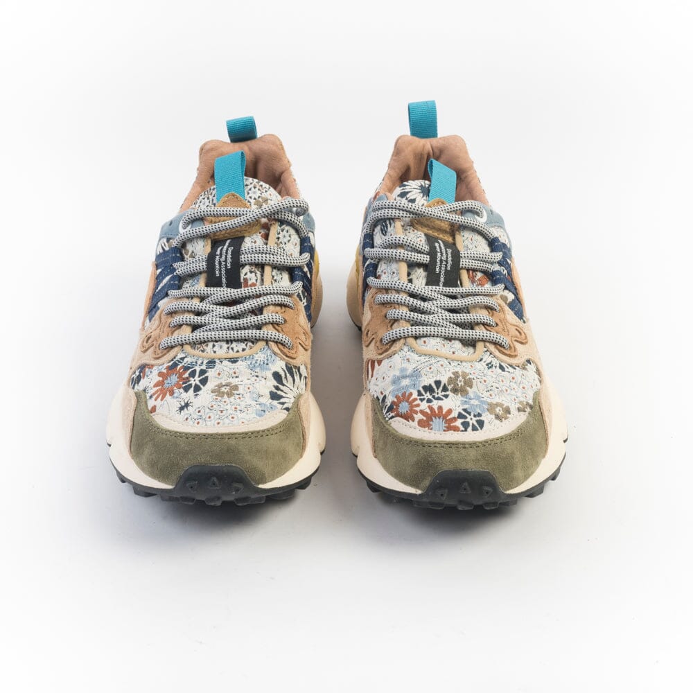 FLOWER MOUNTAIN - Sneakers Yamano - 3B72 - Nuvola Grigio Tortora Crema Scarpe Donna FLOWER MOUNTAIN
