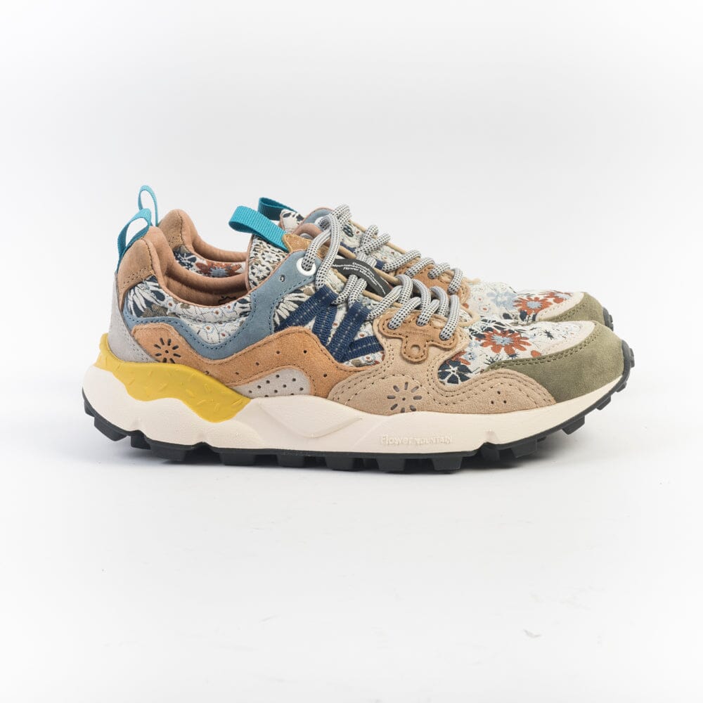 FLOWER MOUNTAIN - Sneakers Yamano - 3B72 - Nuvola Grigio Tortora Crema Scarpe Donna FLOWER MOUNTAIN
