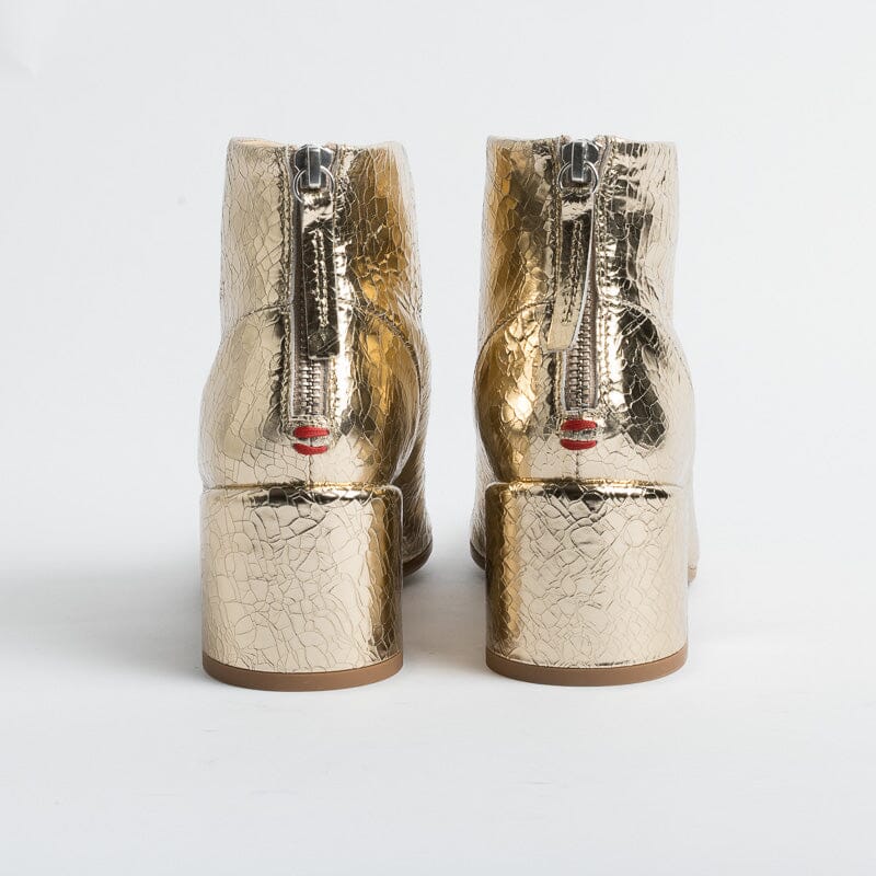 HALMANERA - Stivaletto - BART 05 - CRACK ORO Scarpe Donna HALMANERA