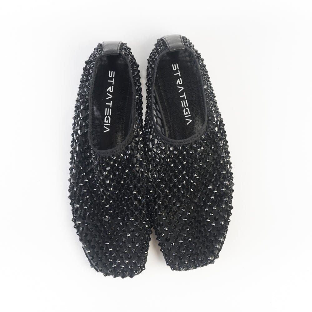 STRATEGIA - Ballerina Bijoux - R11 Nero Scarpe Donna Strategia