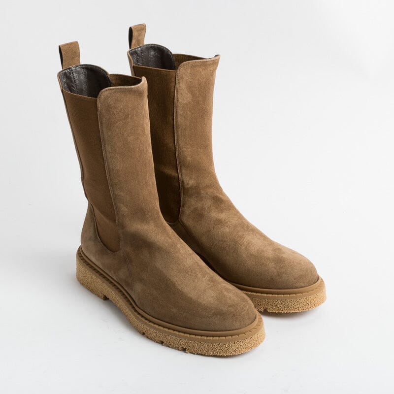 GUGLIELMO ROTTA - Stivaletto - Keith - Velour Nocciola Scarpe Donna GUGLIELMO ROTTA