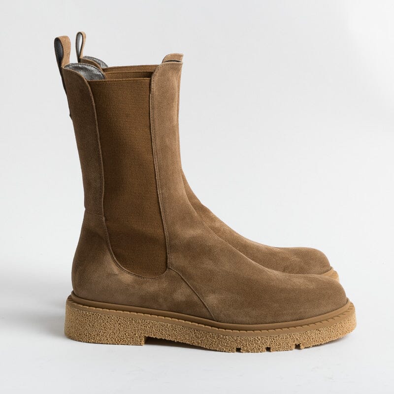 GUGLIELMO ROTTA - Stivaletto - Keith - Velour Nocciola Scarpe Donna GUGLIELMO ROTTA