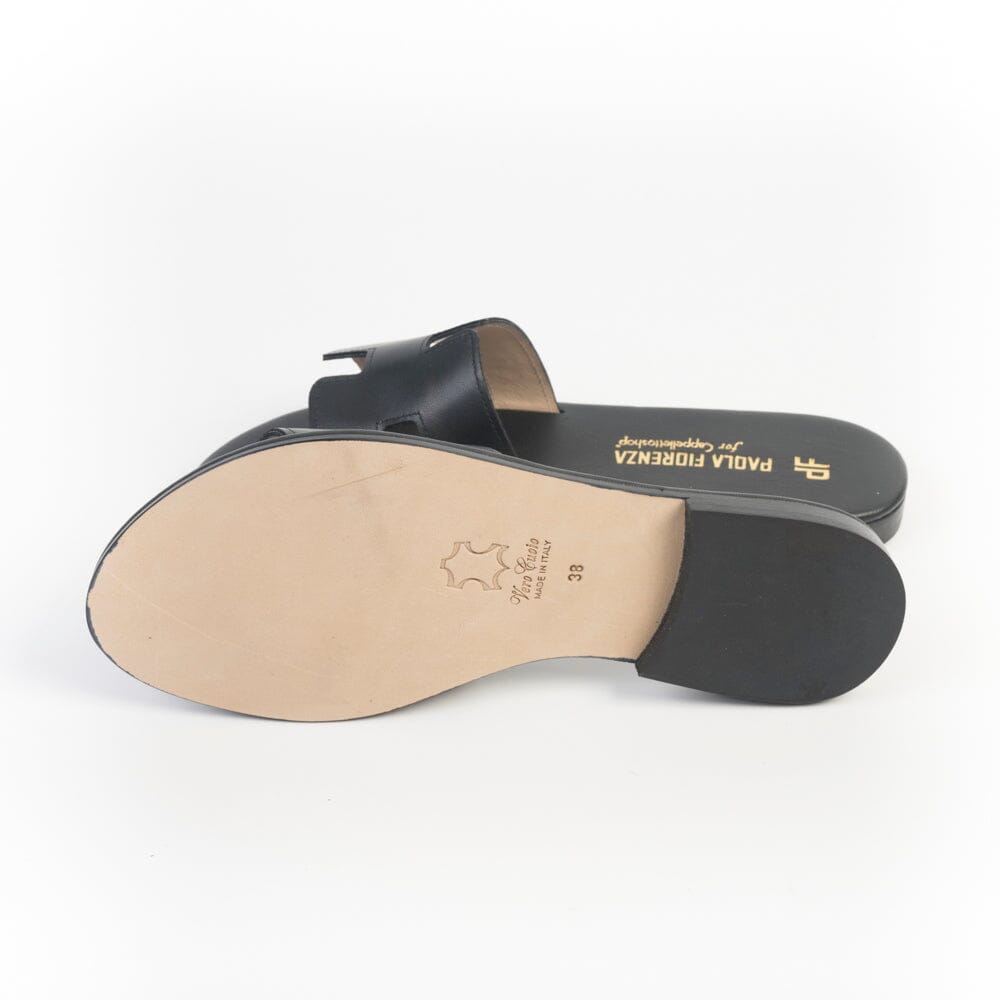 PAOLA FIORENZA - Sandali Bassi - Mules - SS2616 - H Nero Scarpe Donna PAOLA FIORENZA