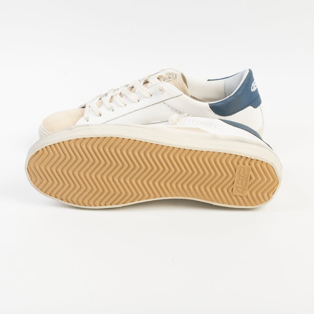 4B12 - Sneakers - Evo U11 - Bianco Bluette Scarpe Uomo 4B12 - COLLEZIONE UOMO 